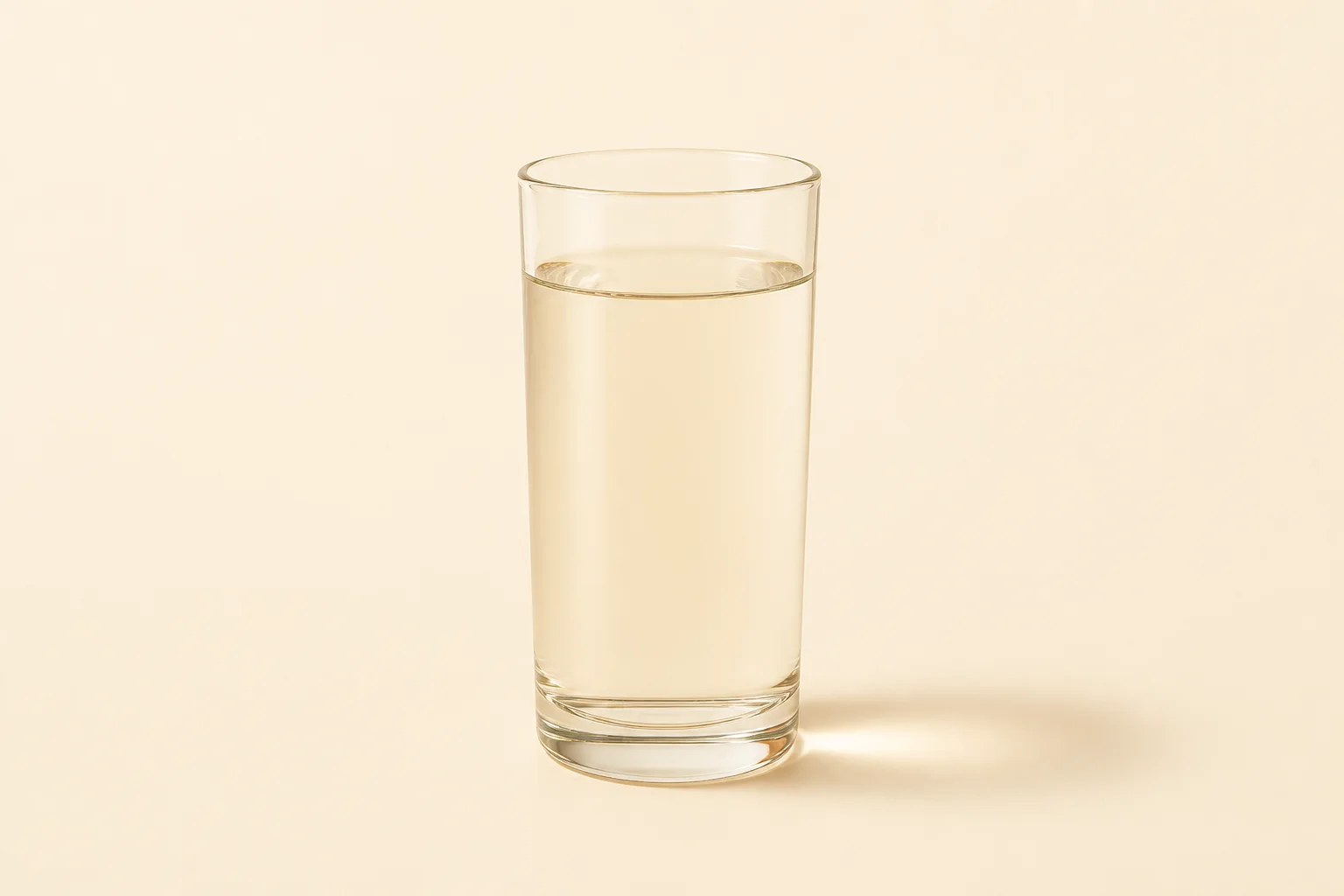 Conceito genérico de bebida autoral em copo transparente; receita em validação.